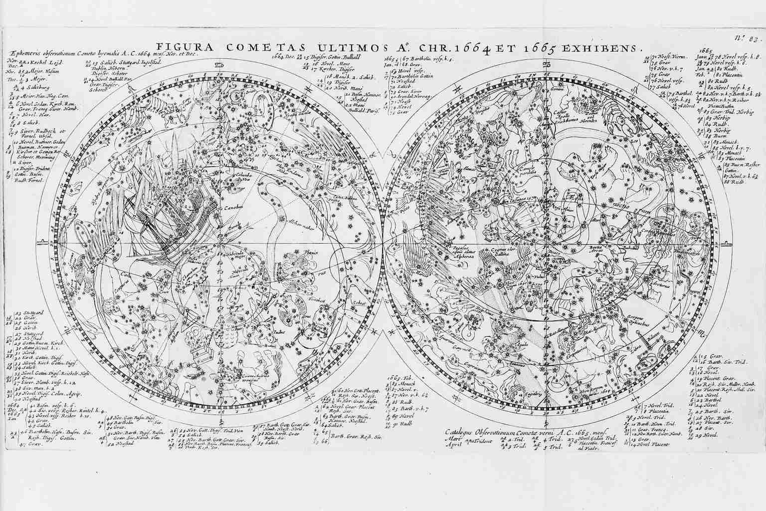 Comète C/1664 W1 - 3