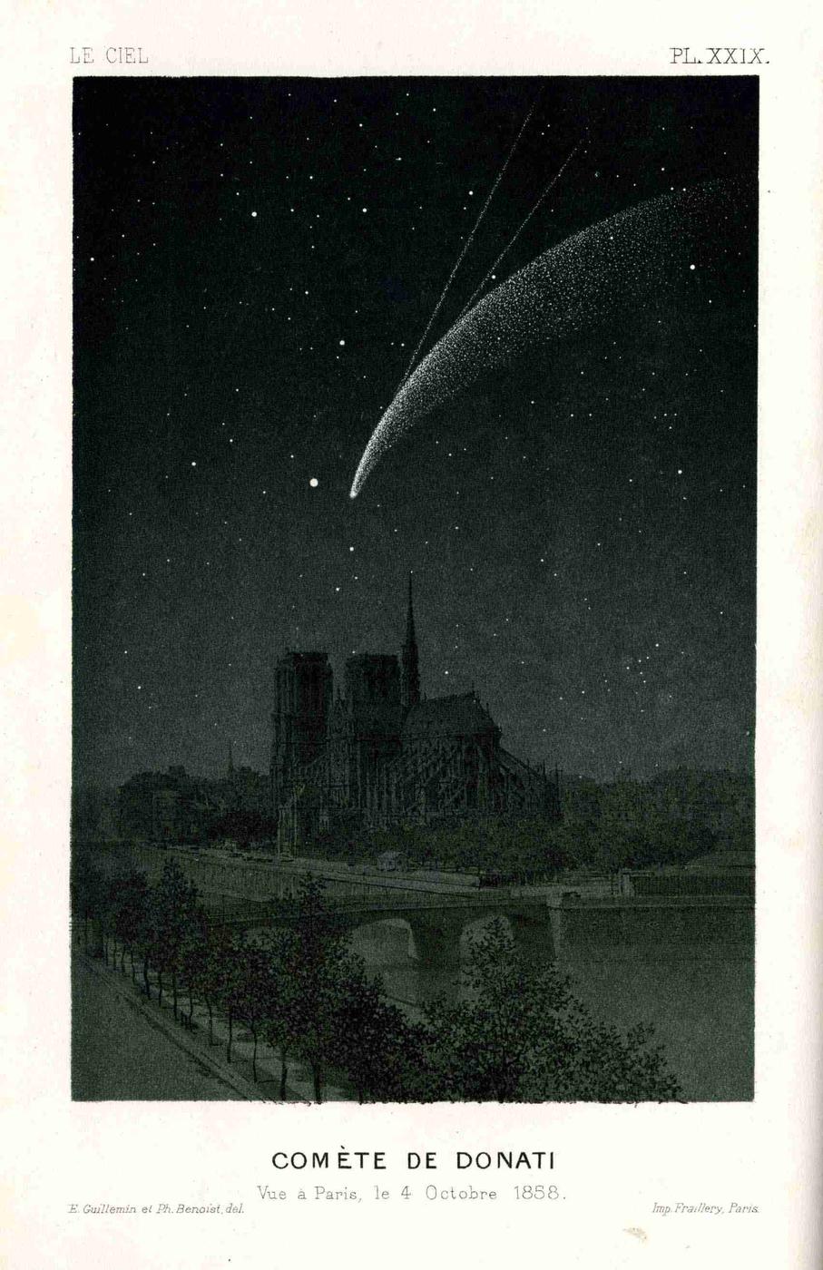 Comète C/1858 L1 Donati - 7